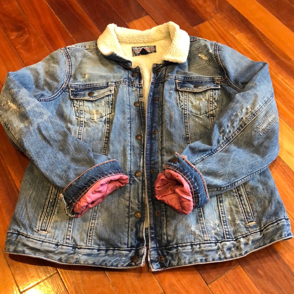Polo Ralph Lauren Lined Distressed Jean Jacket